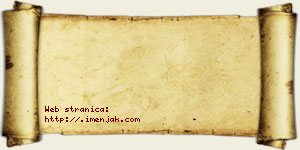 Jovana Dinić vizit kartica